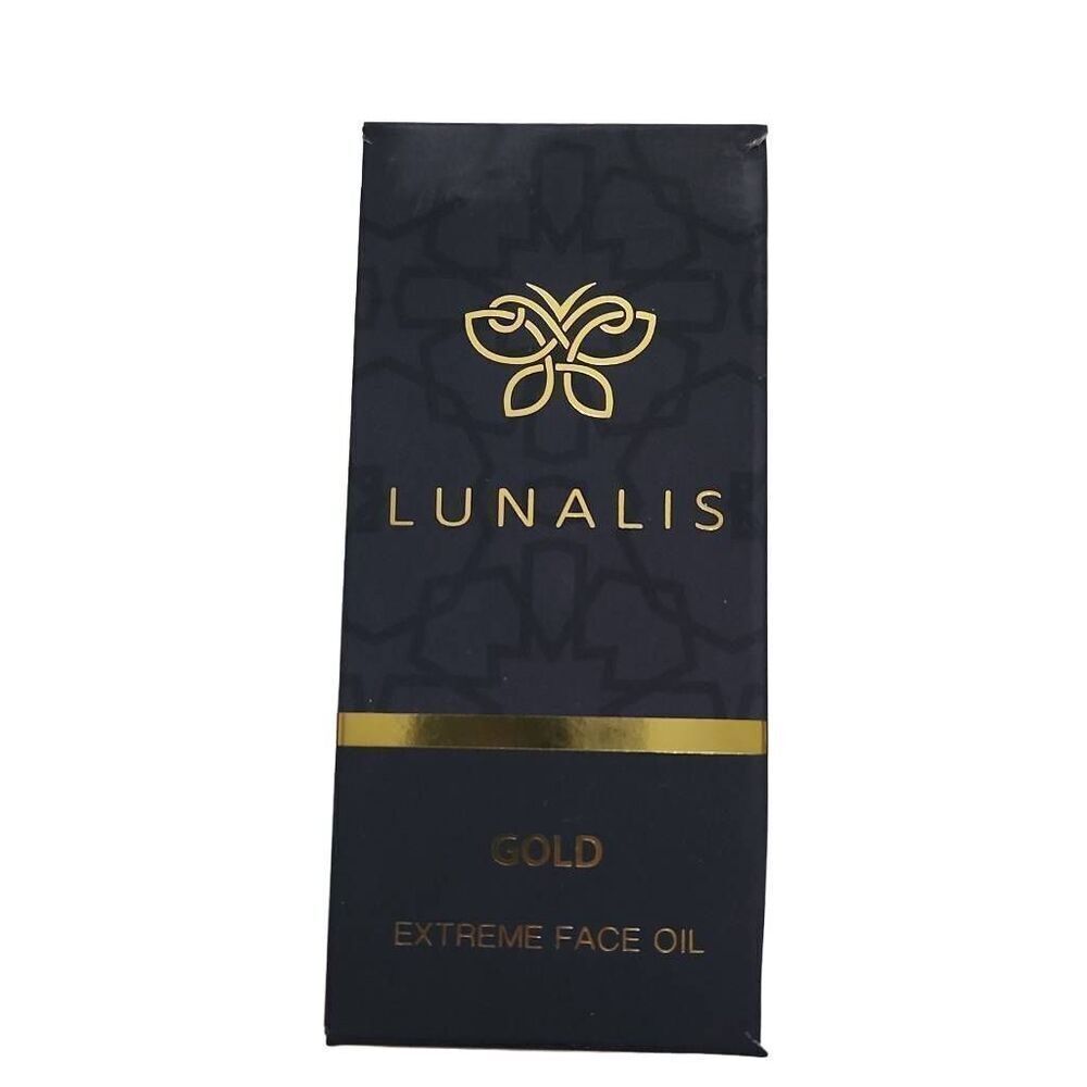 Lunalis Gold Extreme Face Oil with Fatty Acids Age Defying Antioxidants 24 Karat